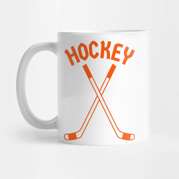 HOCKEY CROSSED STICKS LOGO by HOCKEYBUBBLE